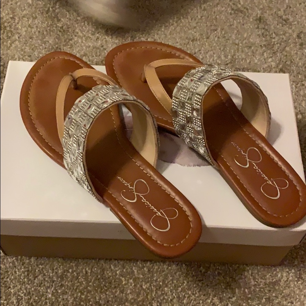 Jessica Simpson sandals kampsen  8.5